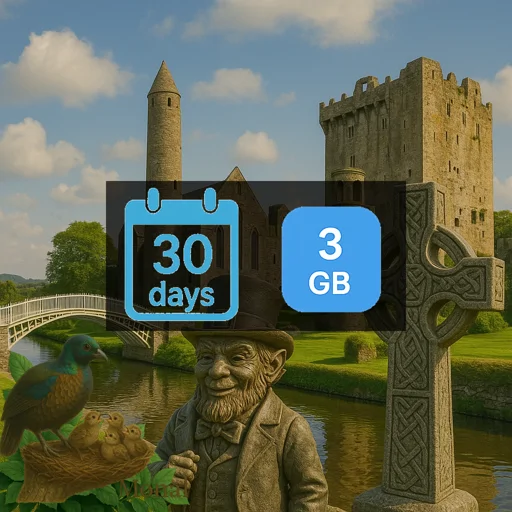 Ireland 3GB 30Days
