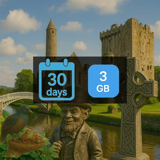 Ireland 3GB 30Days
