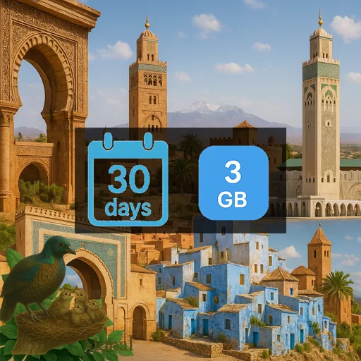 Monaco 3GB 30Days