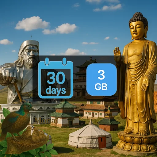Mongolia 3GB 30Days