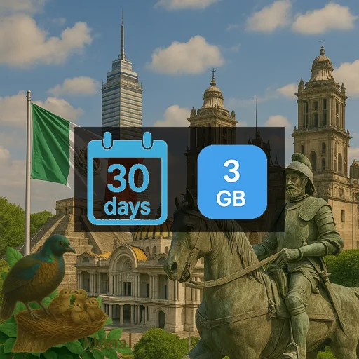 Mexico 3GB 30Days