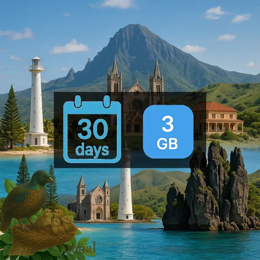New Caledonia 3GB 30Days