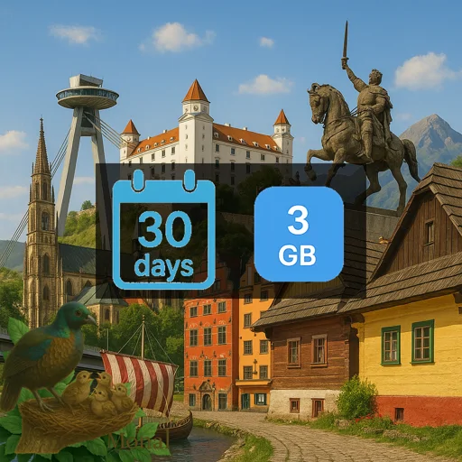 Slovakia 3GB 30Days