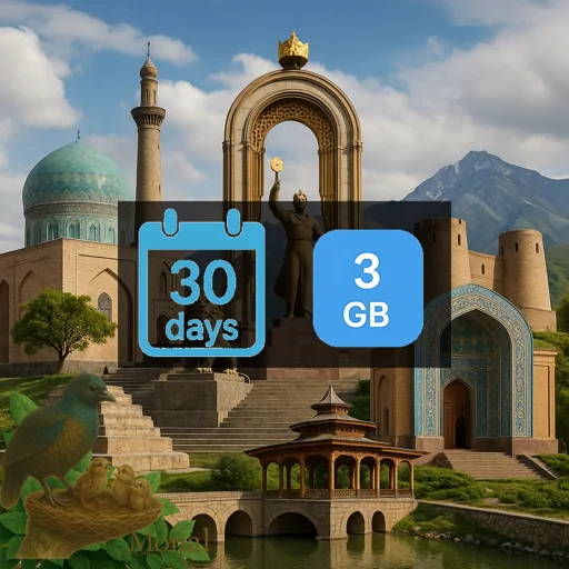 Tajikistan 3GB 30Days
