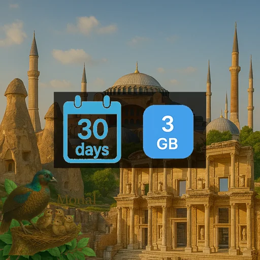 Turkey 3GB 30Days Premium