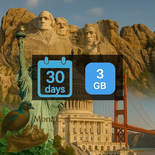 United States 3GB 30Days