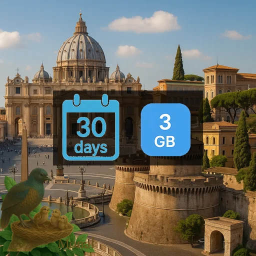 Vatican City 3GB 30Days