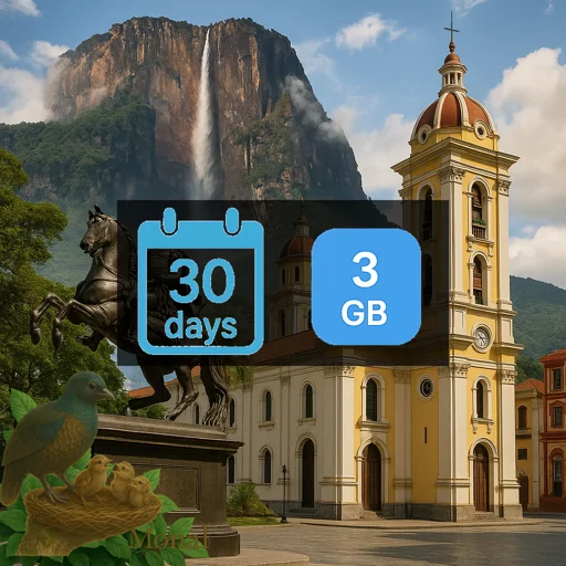 Venezuela 3GB 30Days