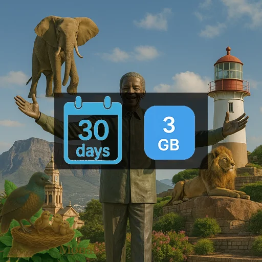 South Africa 3GB 30Days