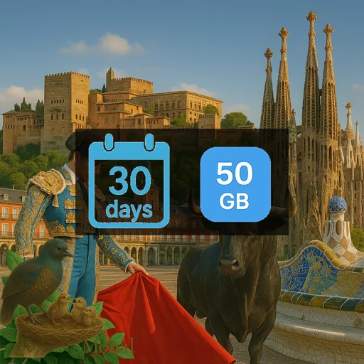 Spain 50GB 30Days