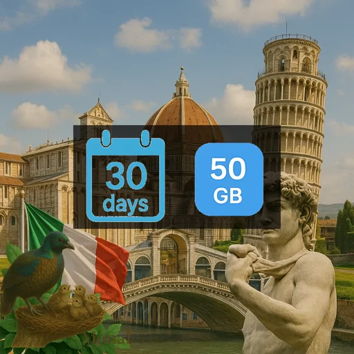 Italy 50GB 30Days