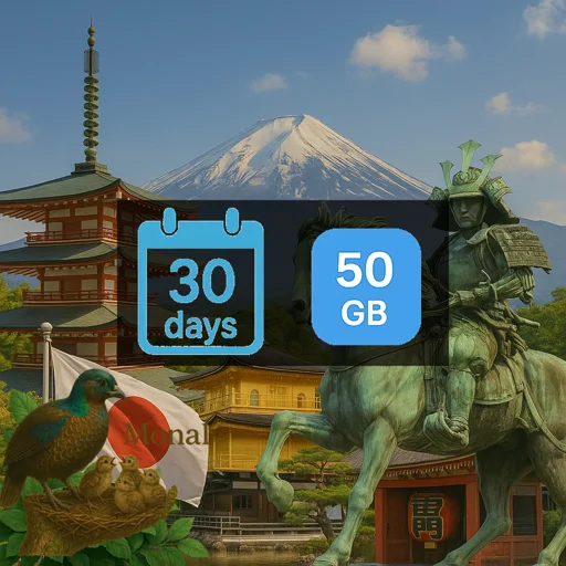 Japan 50GB 30Days (IIJ)