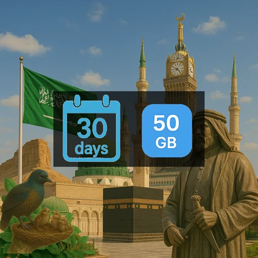 Saudi Arabia 50GB 30Days