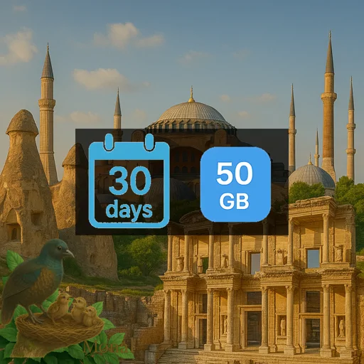 Turkey 50GB 30Days