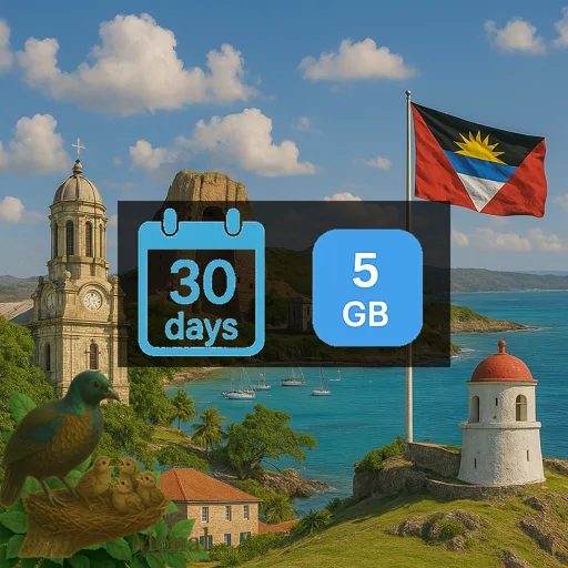 Antigua and Barbuda 5GB 30Days
