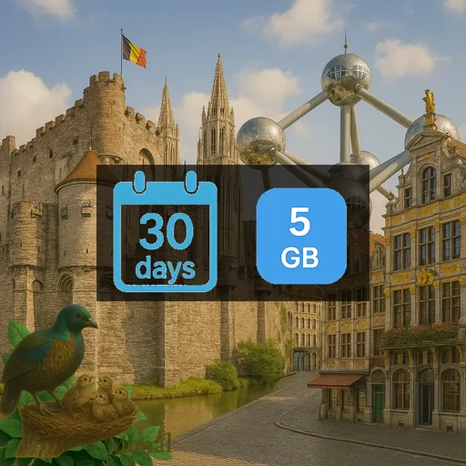 Belgium 5GB 30Days