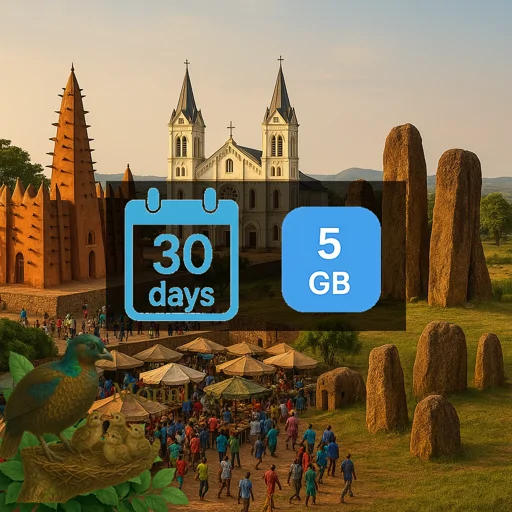 Central African Republic 5GB 30Days