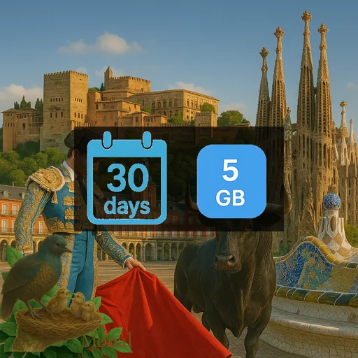 Spain 5GB 30Days