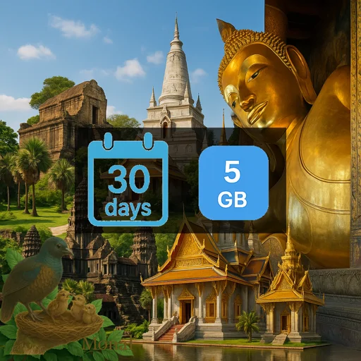 Cambodia 5GB 30Days