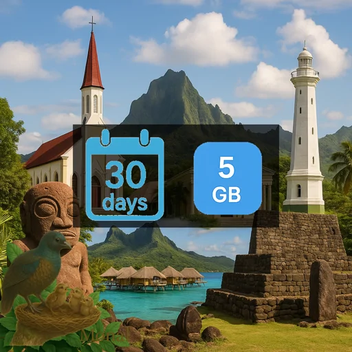 French Polynesia 5GB 30Days