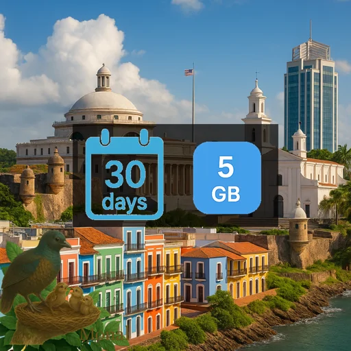 Puerto Rico 5GB 30Days