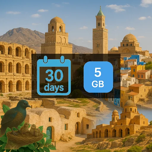 Tunisia 5GB 30Days