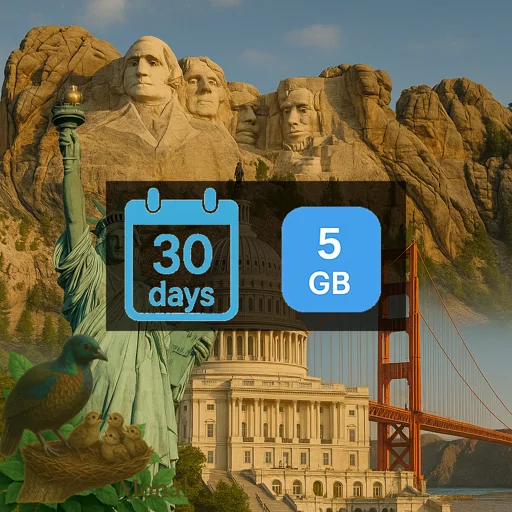 United States 5GB 30Days (USIP)