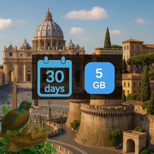 Vatican City 5GB 30Days