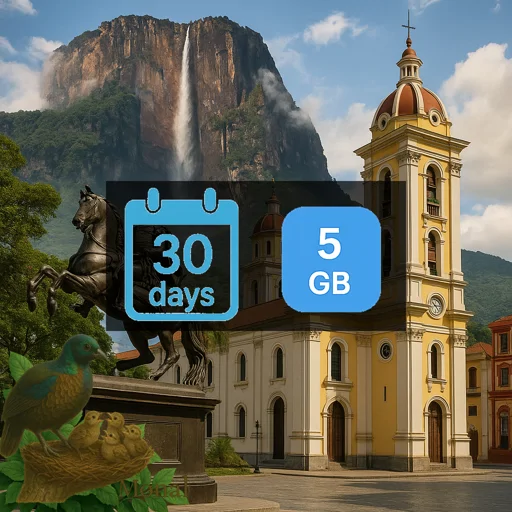 Venezuela 5GB 30Days