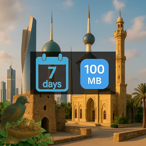 Kuwait 100MB 7Days