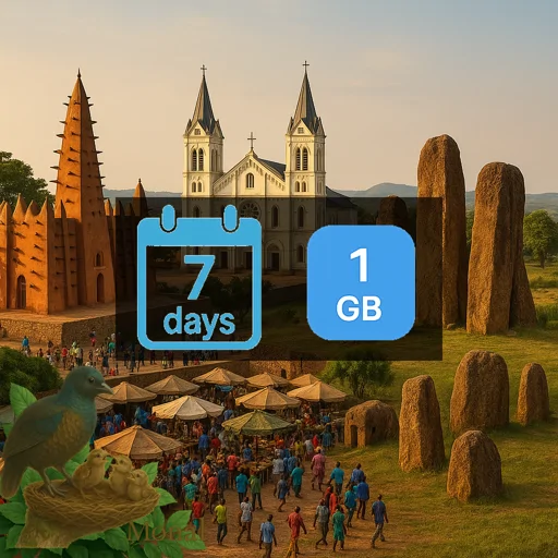 Central African Republic 1GB 7Days