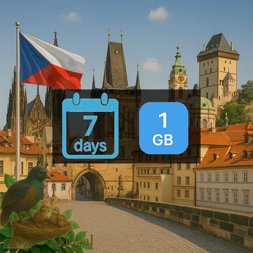 Czech Republic 1GB 7Days