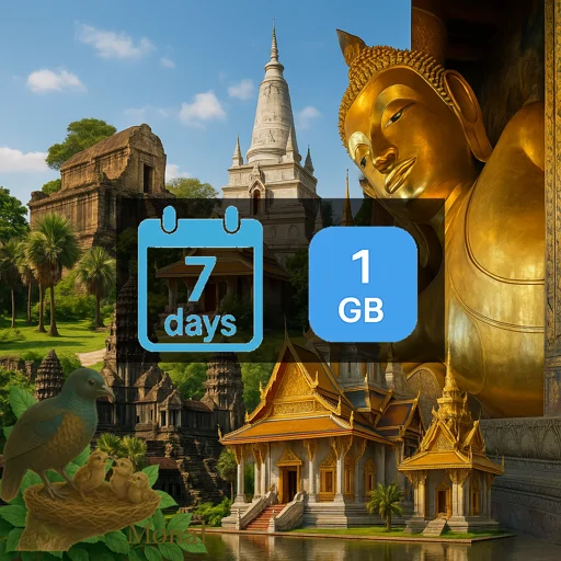 Cambodia 1GB 7Days