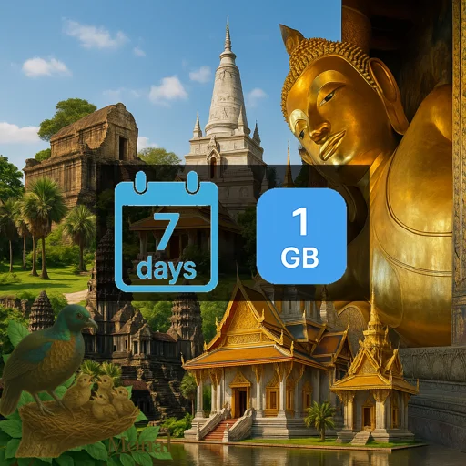 Cambodia 1GB 7Days