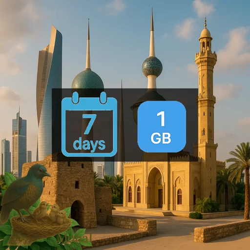 Kuwait 1GB 7Days