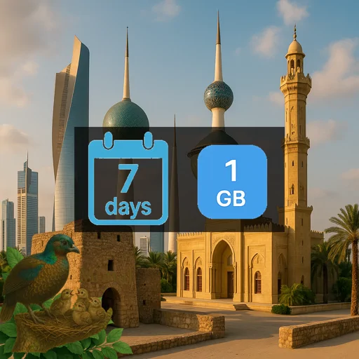 Kuwait 1GB 7Days