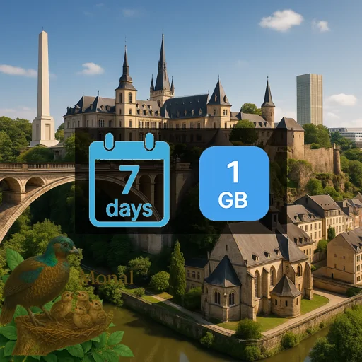Luxembourg 1GB 7Days