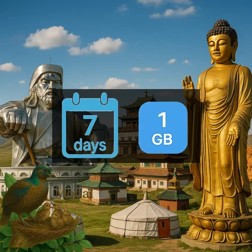 Mongolia 1GB 7Days