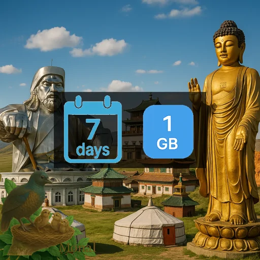 Mongolia 1GB 7Days