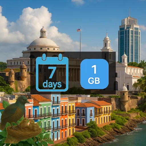 Puerto Rico 1GB 7Days