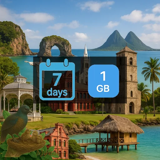 Trinidad and Tobago 1GB 7Days