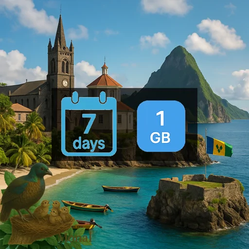 Saint Vincent and the Grenadines 1GB 7Days