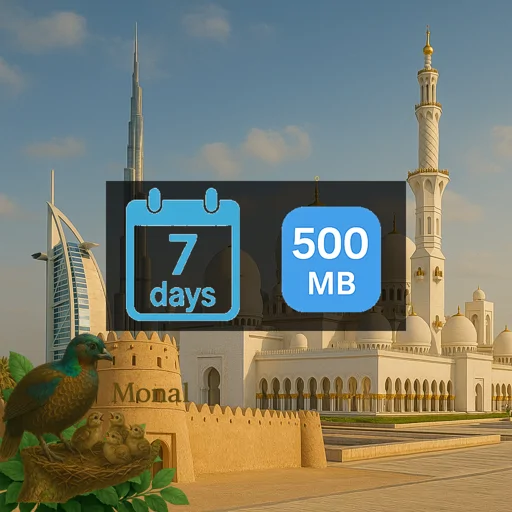 United Arab Emirates 500MB 7Days