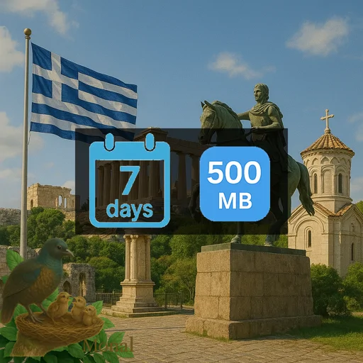 Greece 500MB 7Days