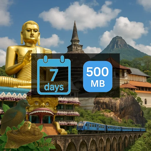 Sri Lanka 500MB 7Days