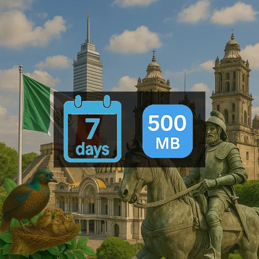 Mexico 500MB 7Days