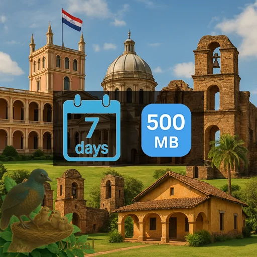 Paraguay 500MB 7Days