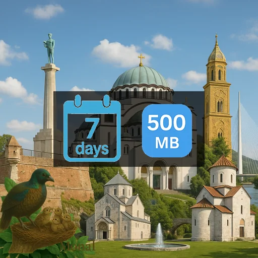 Serbia 500MB 7Days