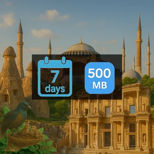 Turkey 500MB 7Days