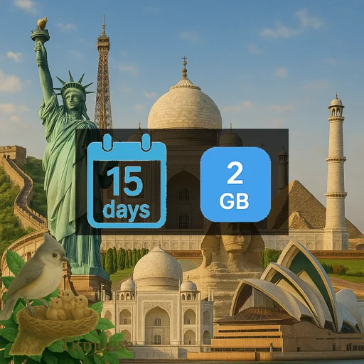 Latin America - 2 GB - 15 days